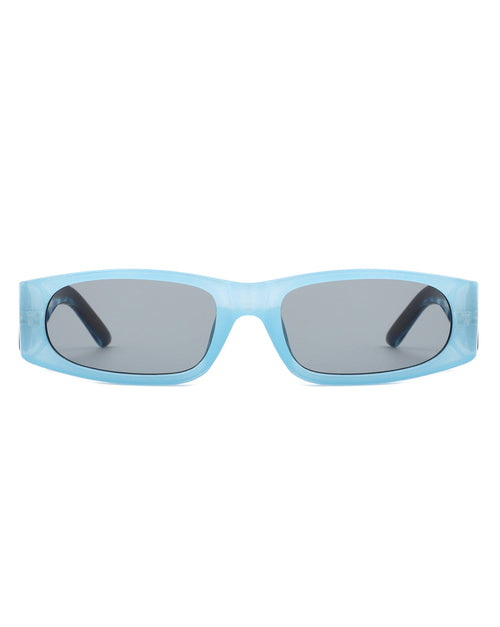 Talon Narrow Retro Rectangle Sunglasses