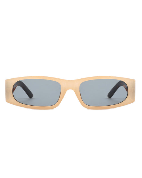 Talon Narrow Retro Rectangle Sunglasses