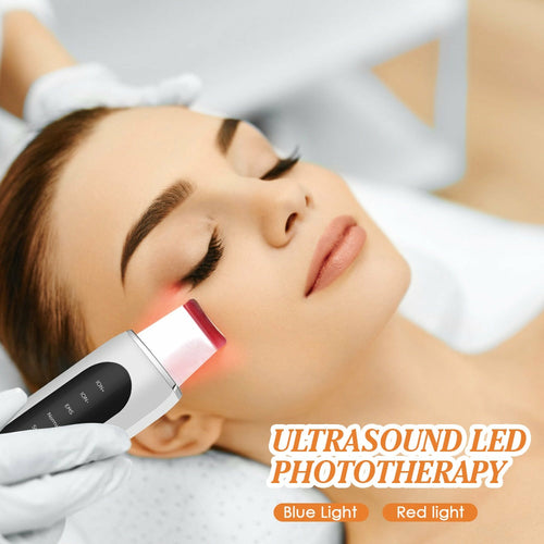 Ultrasonic Skin Scrubber with EMS Microcurrent