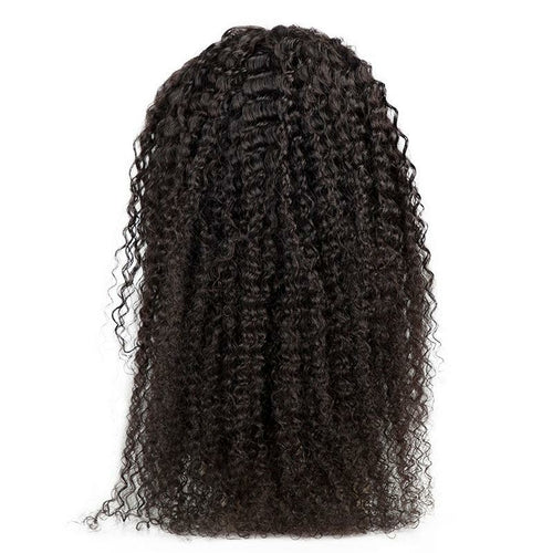 Kinky Curly Human Hair Wig – 13x4 HD Lace, 200% Density