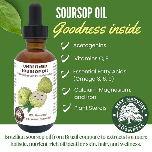 Organic Cold-Pressed Soursop Oil