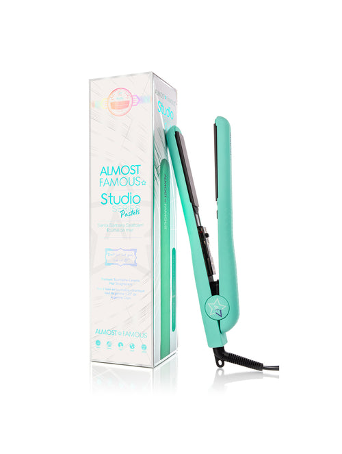 Almost Famous 1.25" Flat Iron with Gemstone Plates