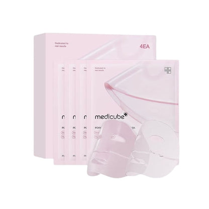 Medicube PDRN Pink Collagen Gel Mask – 4 Pack
