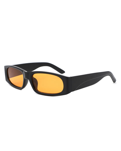 Talon Narrow Retro Rectangle Sunglasses