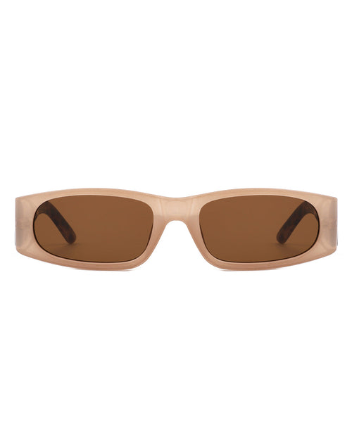 Talon Narrow Retro Rectangle Sunglasses