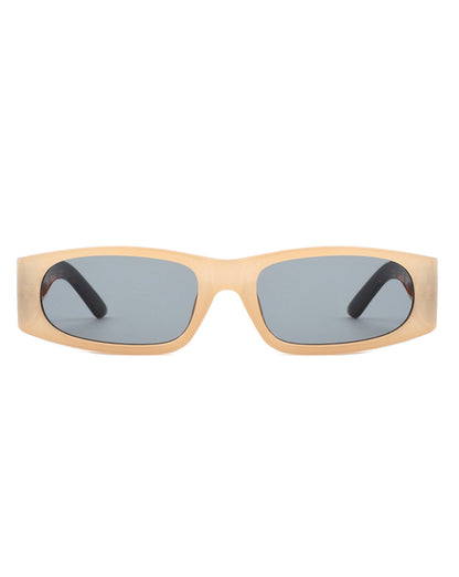 Talon Narrow Retro Rectangle Sunglasses