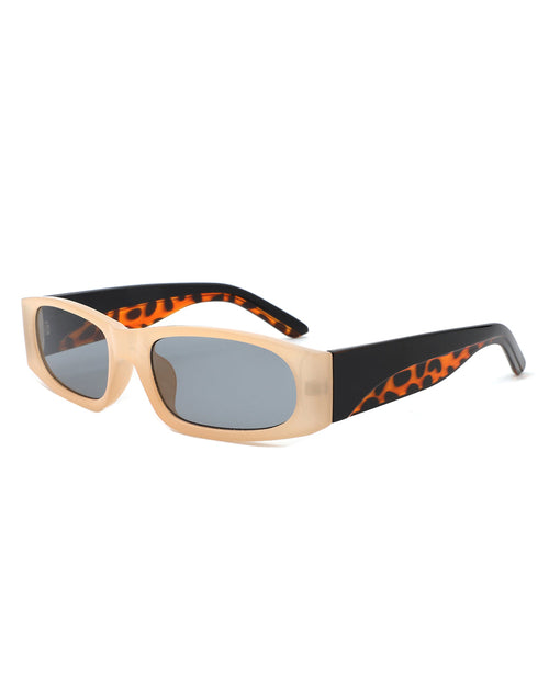 Talon Narrow Retro Rectangle Sunglasses