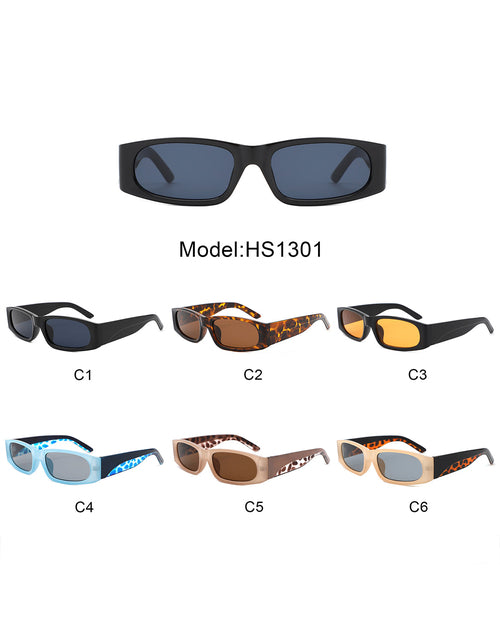 Talon Narrow Retro Rectangle Sunglasses