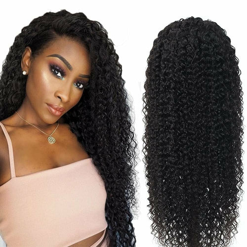 Kinky Curly Human Hair Wig – 13x4 HD Lace, 200% Density