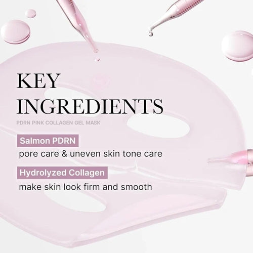 Medicube PDRN Pink Collagen Gel Mask – 4 Pack