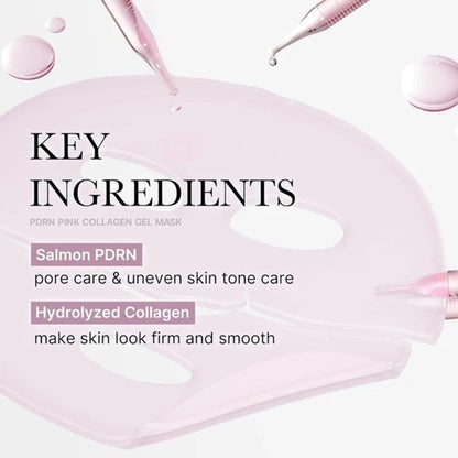 Medicube PDRN Pink Collagen Gel Mask – 4 Pack
