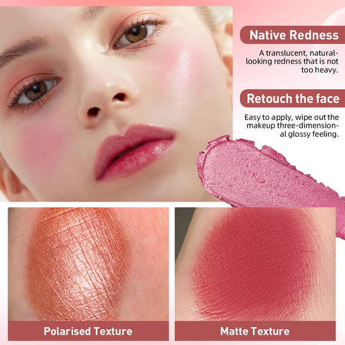 3-in-1 Cream Blush Stick for Cheeks, Lips &amp; Eyes