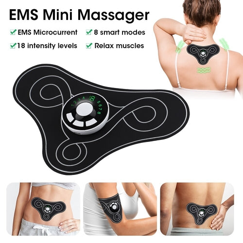 EMS Electric Massager for Neck, Back &amp; Legs