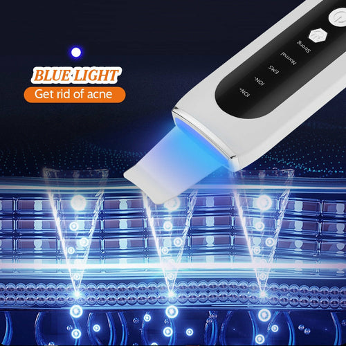 Ultrasonic Skin Scrubber with EMS Microcurrent