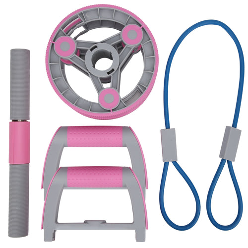Ab Wheel &amp; Resistance Strap Fitness Set