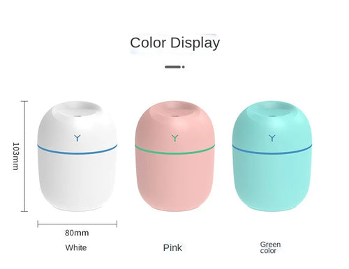 Ultrasonic Aroma Diffuser &amp; Humidifier with LED Light