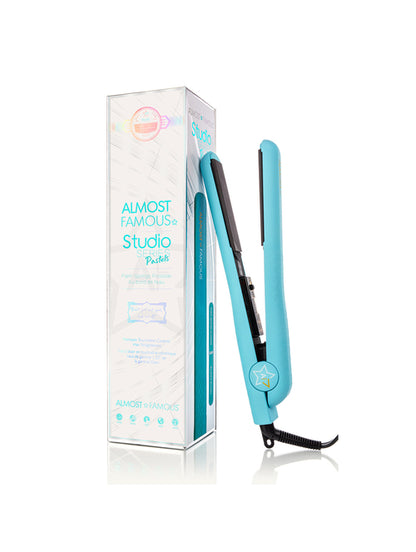 Almost Famous 1.25" Flat Iron with Gemstone Plates