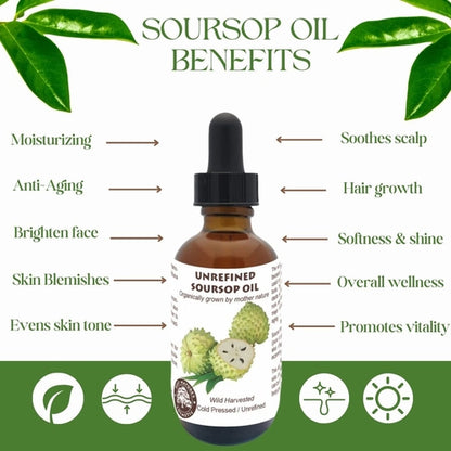 Organic Cold-Pressed Soursop Oil