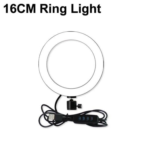10 inch Ring Light with Phone Holder 3 Lighting Modes 3200-5600K for