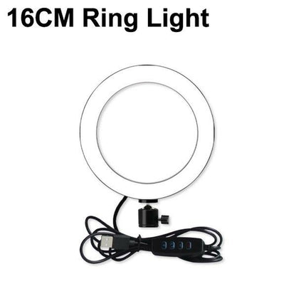 10 inch Ring Light with Phone Holder 3 Lighting Modes 3200-5600K for